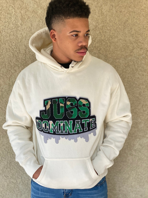 Hoodie “JussDominate” Chenille Patch