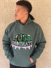 Hoodie “JussDominate” Chenille Patch