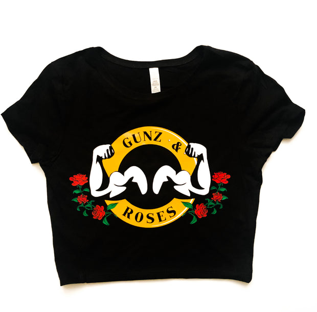 Women’s Guns & Roses Croptop